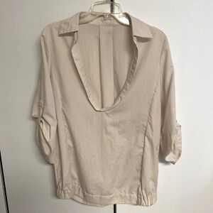 5 for $30! Linen beach cover up top women’s ladies medium summer shirt